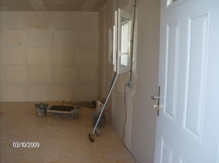 transformation d'un garage en studio