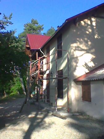 toiture d'un chalet